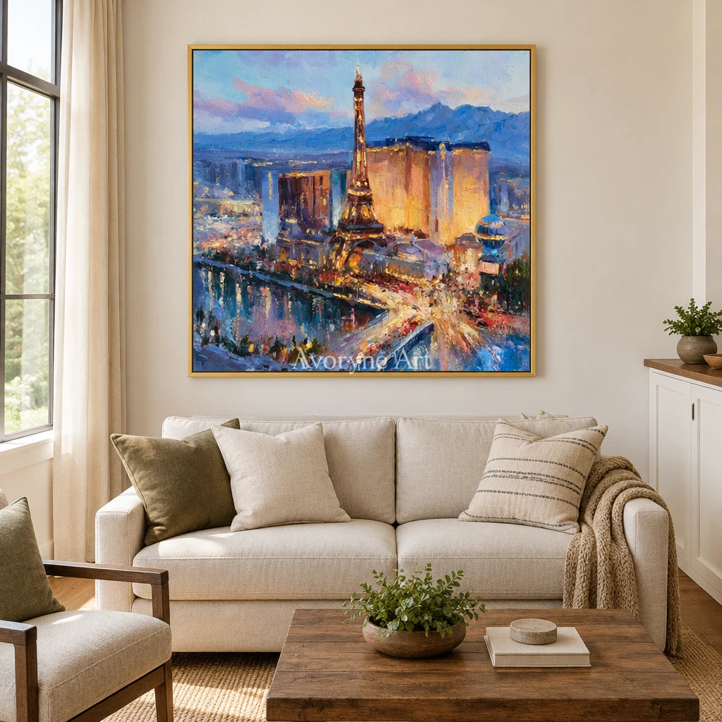 Ivory Winding Reverie: Golden City Lights — living gold