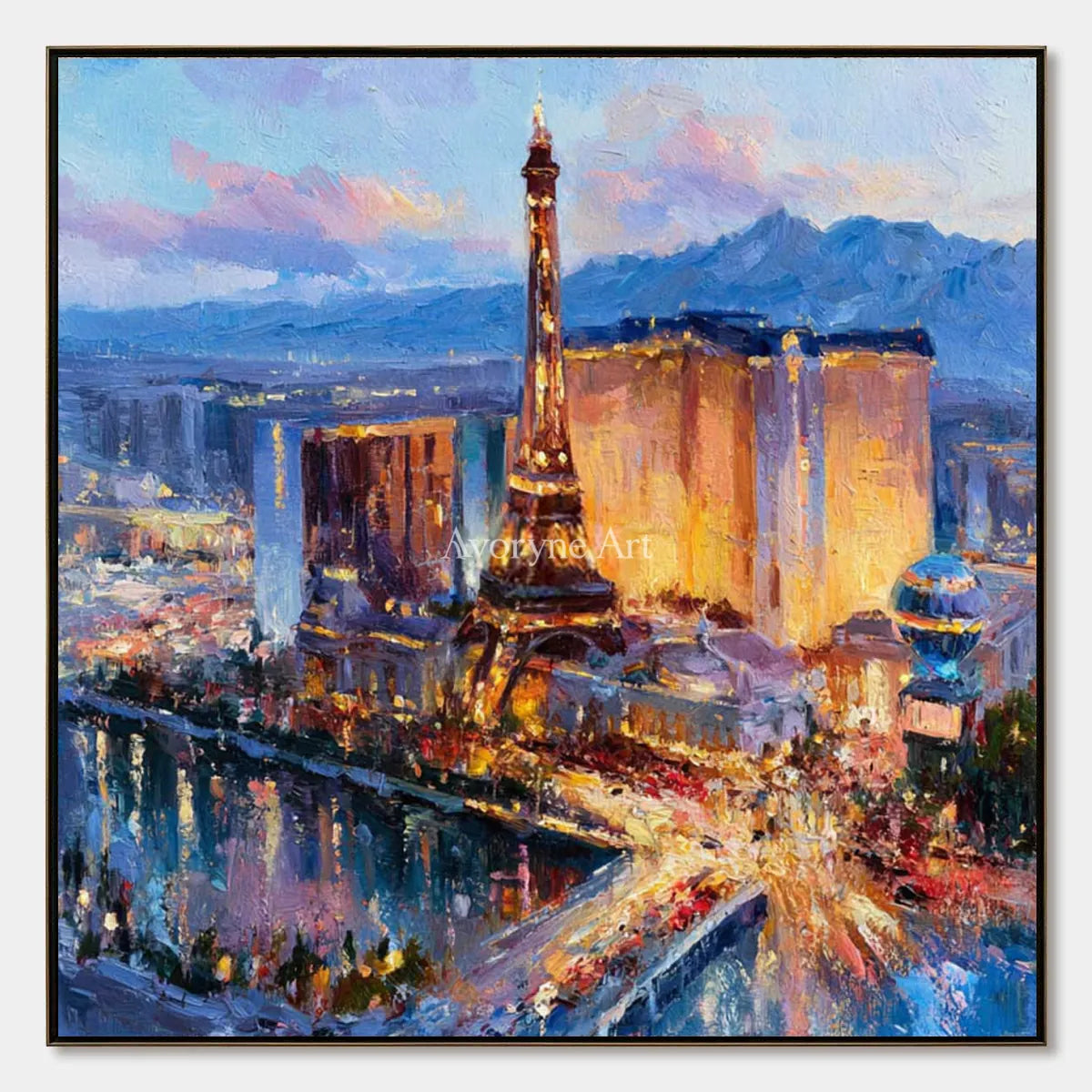 Ivory Winding Reverie: Golden City Lights — primary