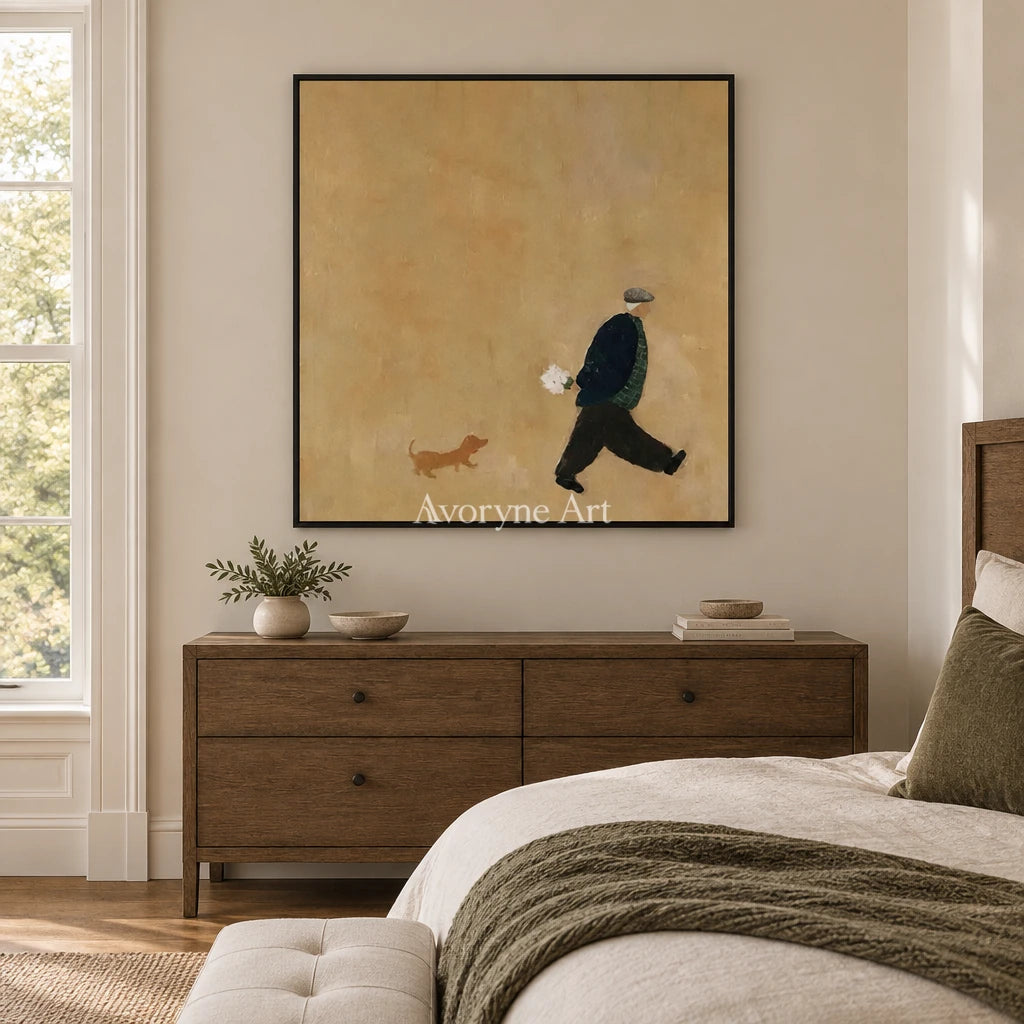 Aster Thread: Golden Stroll Art — bedroom black