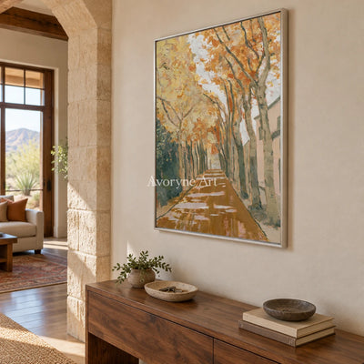 Ivory Gentle Cadence: Golden Woodland Path — entry silver