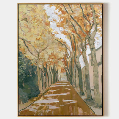 Ivory Gentle Cadence: Golden Woodland Path — primary
