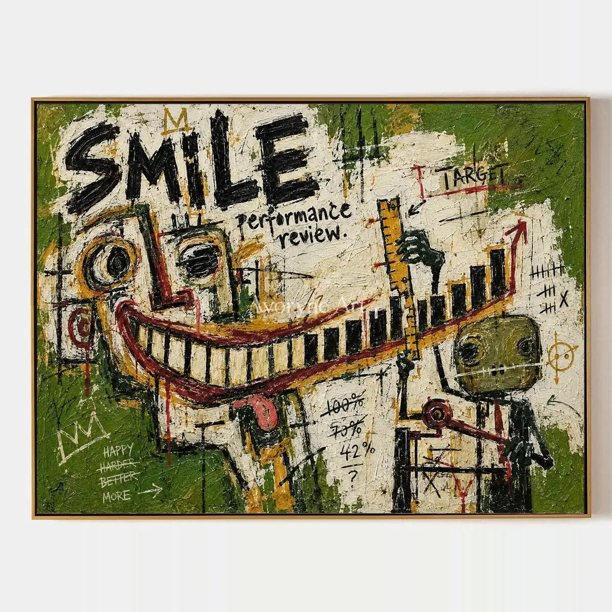 Open Prelude, hand-painted graffiti figure wall art by Caleb Monroe