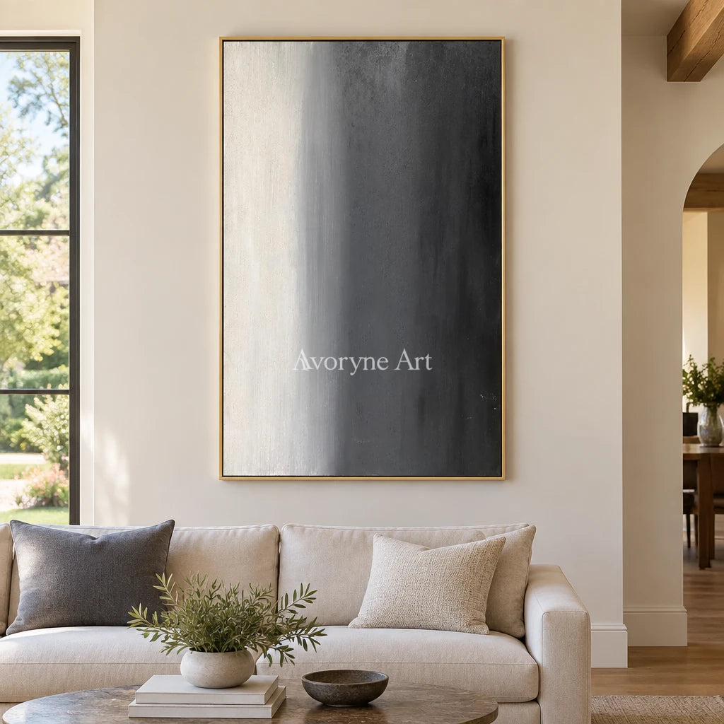 Aster Summit: Gray Gradient Abstract — living gold