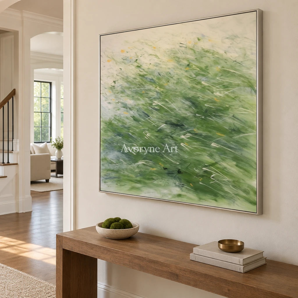 Aster Patina: Green Gesture Art — entry silver
