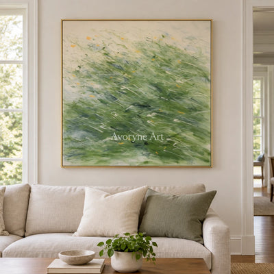 Aster Patina: Green Gesture Art — living gold