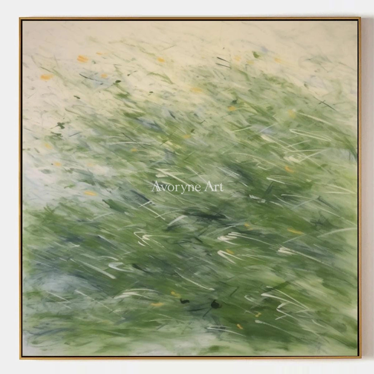 Aster Patina: Green Gesture Art — primary