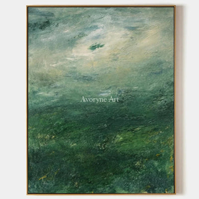 Aster Reverie: Green Meadow Art — primary