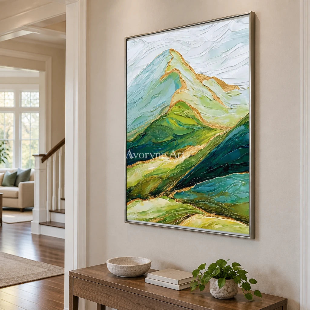 Aster Flax: Green Mountain Texture — entry silver