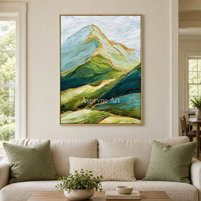 Aster Flax: Green Mountain Texture — living gold