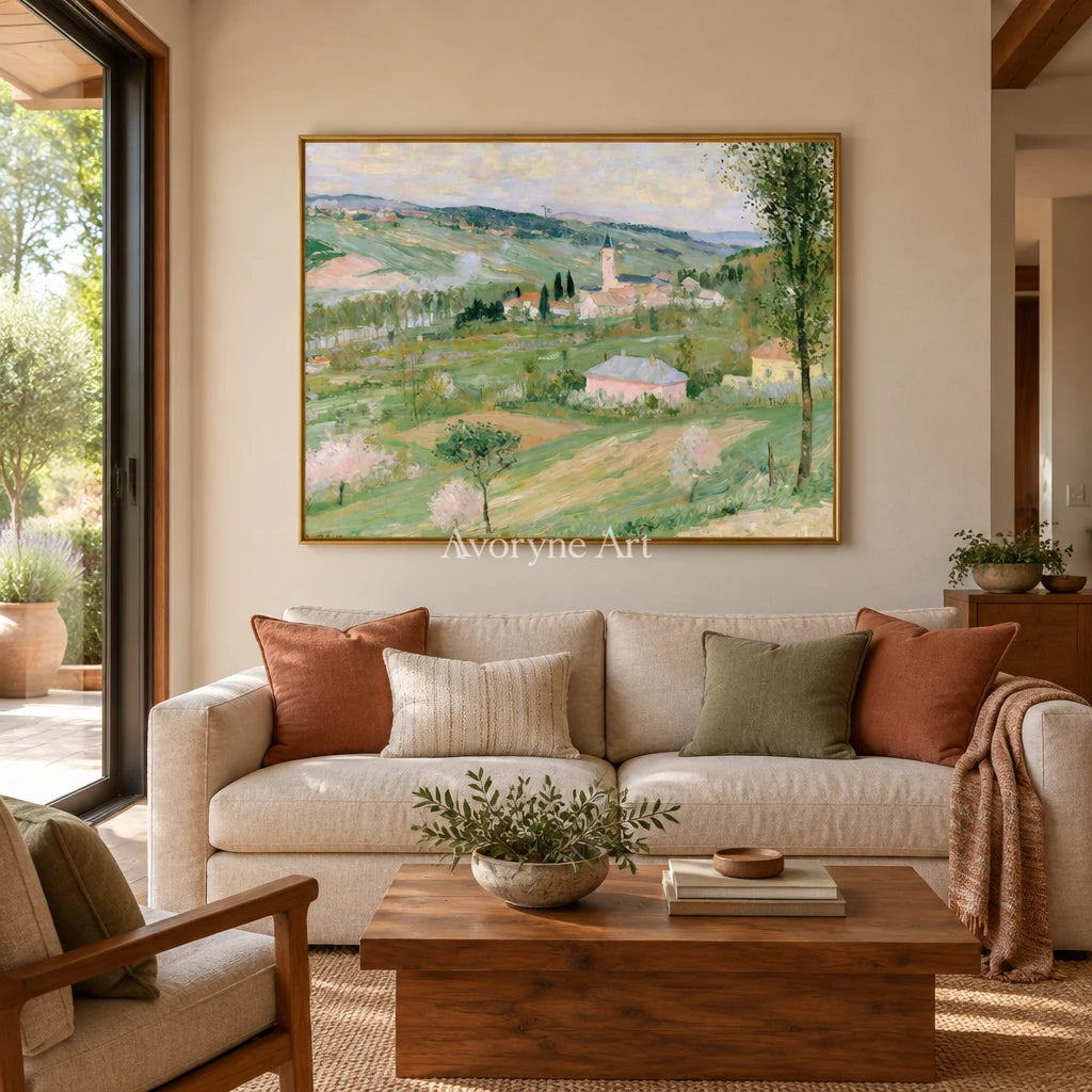 Ivory Winding Current: Green Village Art — living gold