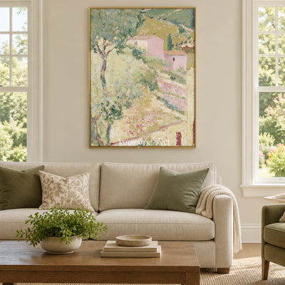 Ivory Tender Cadence: Green Village Art — living gold