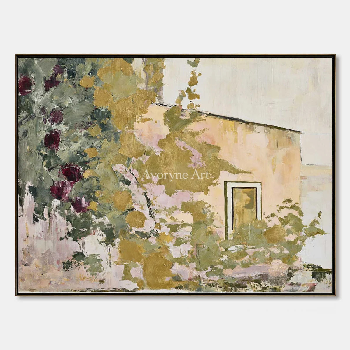 Ivory Painted Interval: Green Village Art — primary