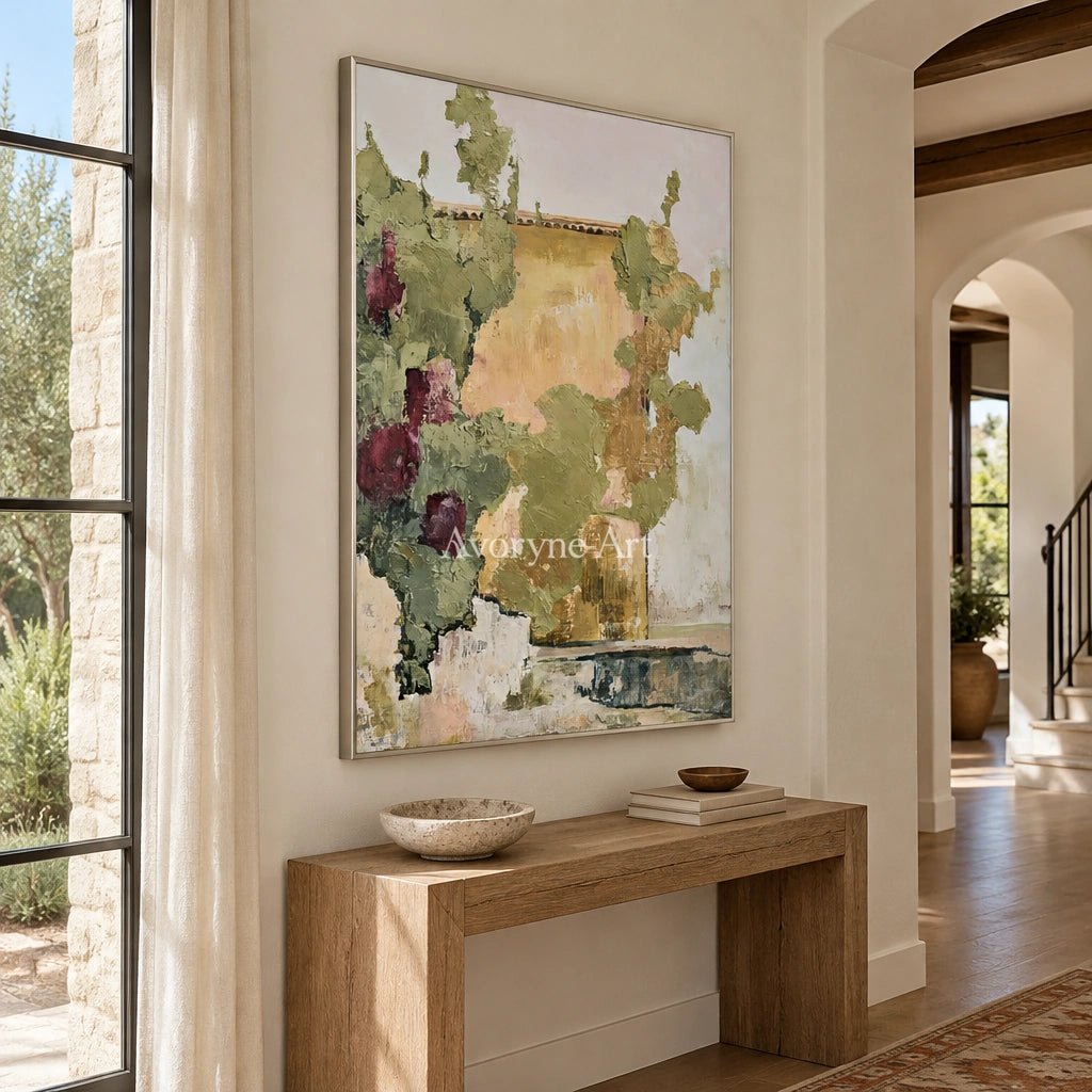 Ivory Painted Verse: Green Village Art — entry silver