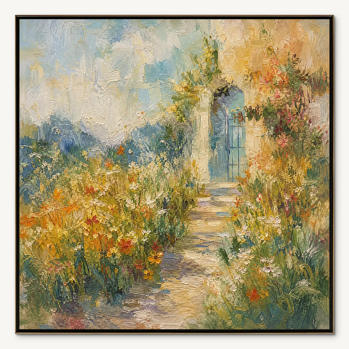 Hidden Garden: Floral Path Wall Art - main