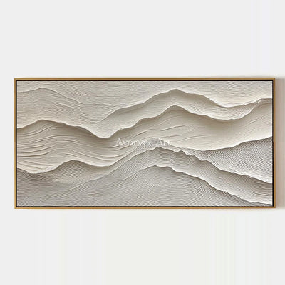 Aster Lantern: Ivory Contour Relief — primary