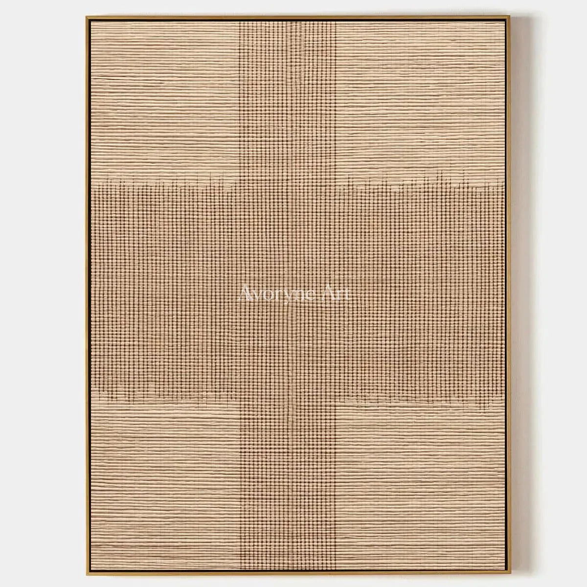 Aster Haven: Ivory Grid Texture — primary