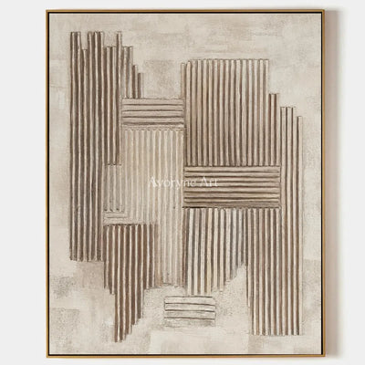 Aster Glade: Ivory Grid Texture — primary