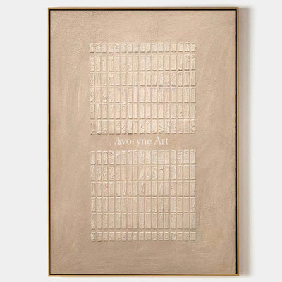 Aster Afterglow: Ivory Grid Texture — primary