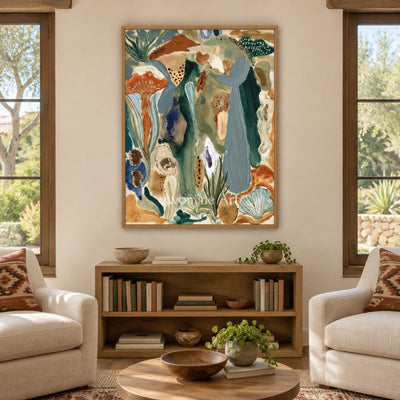 Ivory Painted Light: Marine Botanical Art — villa wood