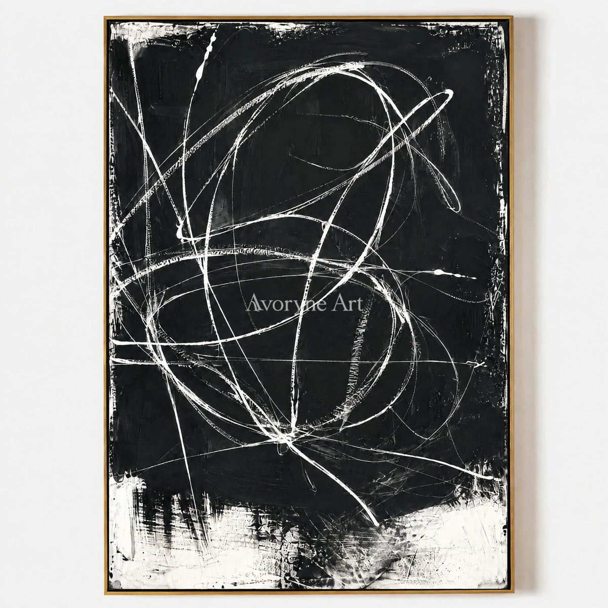 Chalk Constellation: Minimalist Black Line Wall Art — primary