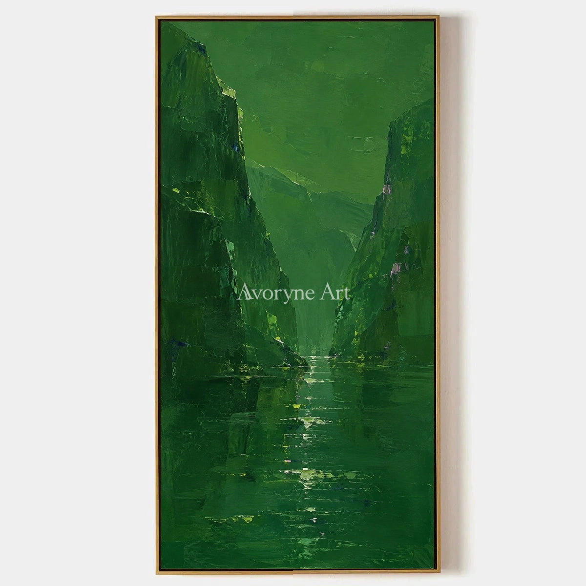 Tender Interval, hand-painted mountain landscape wall art by Hamish McAllister