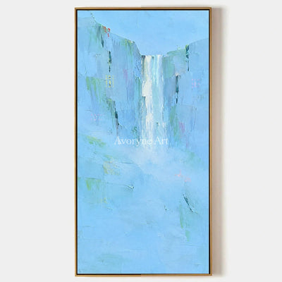 Tender Mosaic, hand-painted mountain landscape wall art by Hamish McAllister