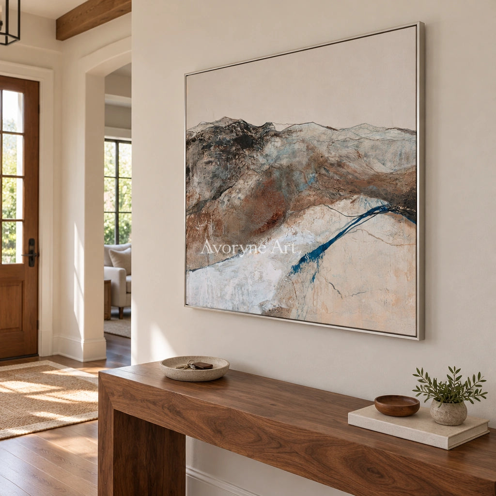 Ivory Lucent Memory: Mountain Ridge Art — entry silver