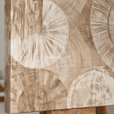 Aster Prism: Neutral Arc Texture — detail easel