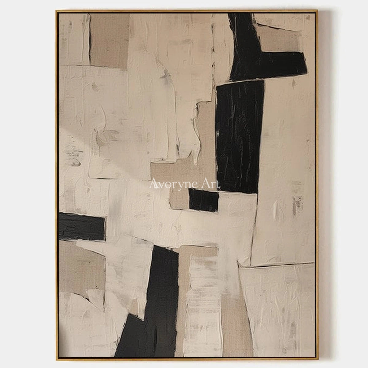 Aster Marsh: Neutral Block Abstract — primary