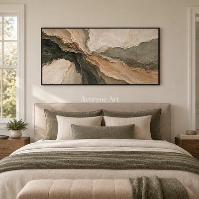 Aster Estuary: Neutral Coastal Relief — bedroom black