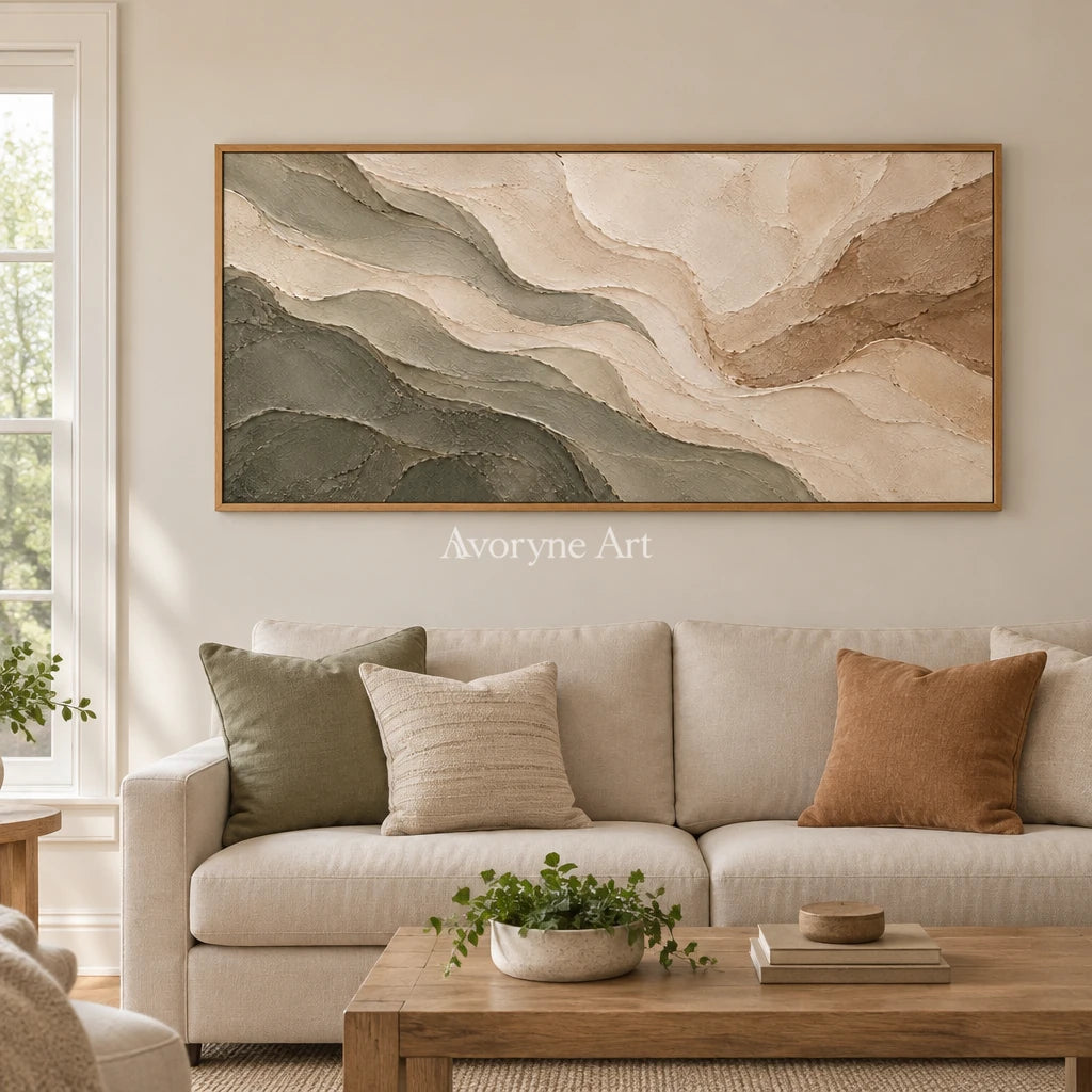 Aster Pebble: Neutral Coastal Relief — villa wood