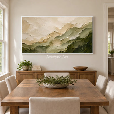 Aster Slate: Neutral Coastal Relief — dining white