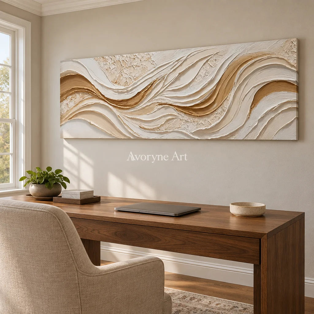 Aster Stream: Neutral Flow Relief — office frameless