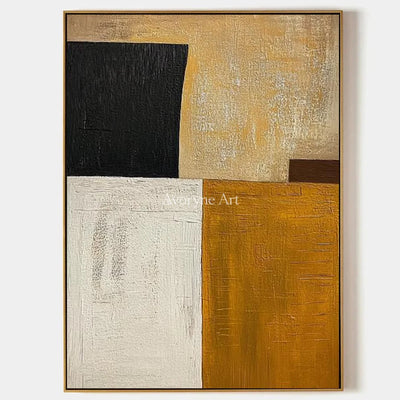Aster Stone: Ochre Block Abstract — primary
