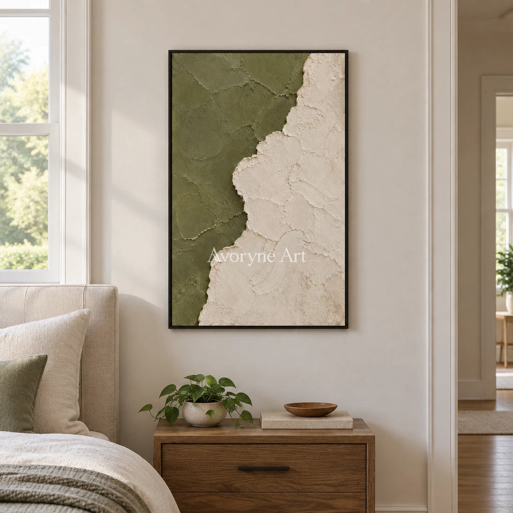 Aster Stem: Olive Coastal Layers — bedroom black