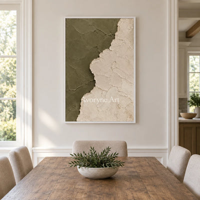 Aster Stem: Olive Coastal Layers — dining white
