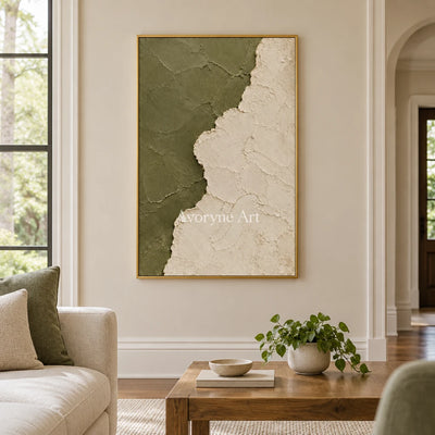 Aster Stem: Olive Coastal Layers — living gold