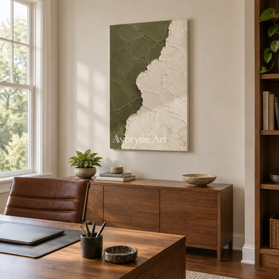 Aster Stem: Olive Coastal Layers — office frameless
