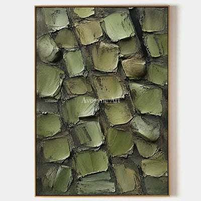 Olivara: Olive Textured Forms Wall Art — primary