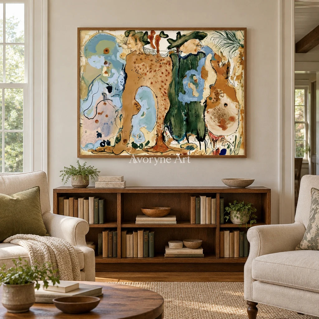 Ivory Painted Poem: Organic Botanical Art — villa wood
