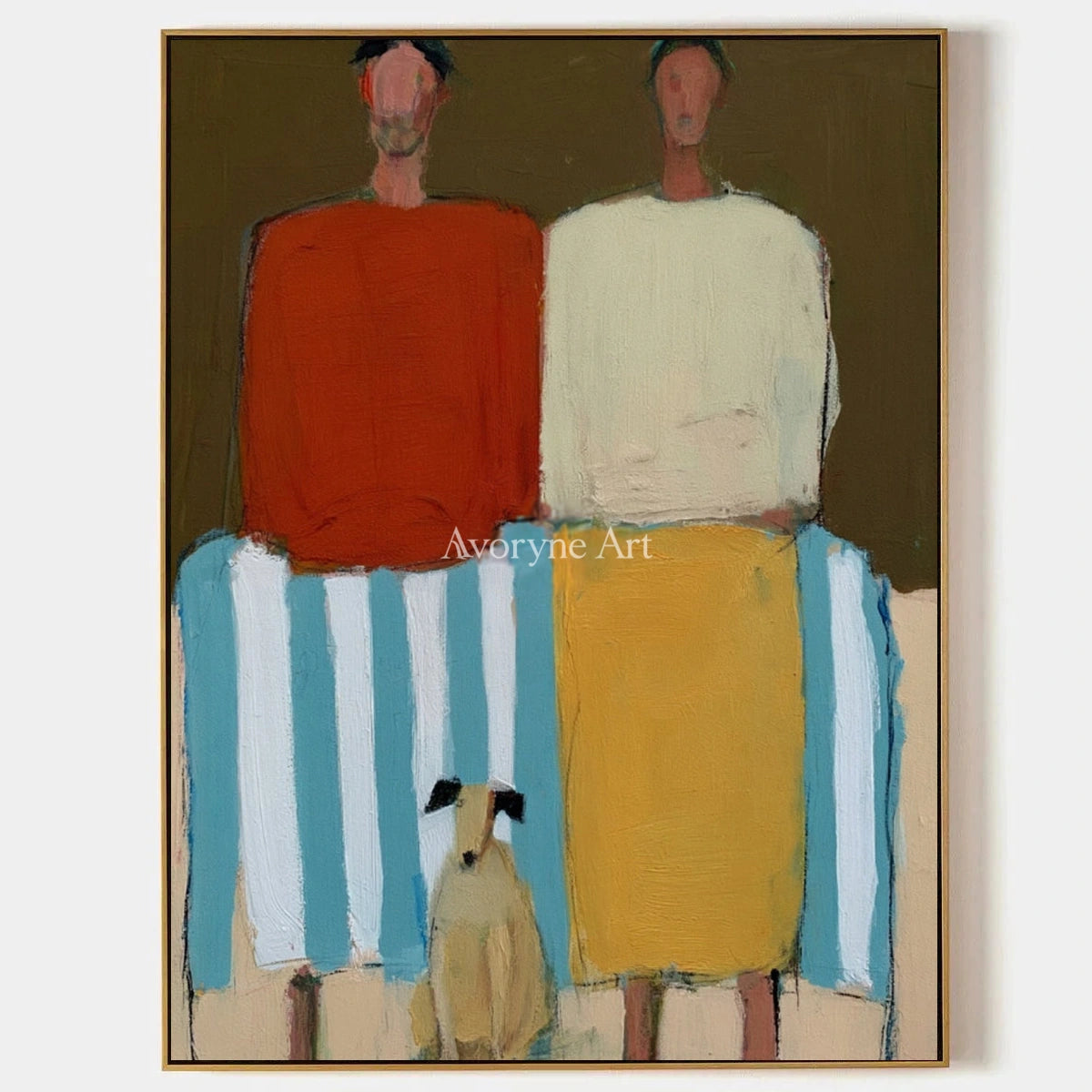 Ivory Quiet Solace: Paired Figure Art — primary