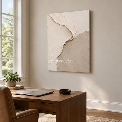 Aster Flight: Pale Layered Texture — office frameless