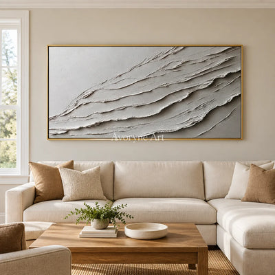 Aster Grove: Pale Layered Texture — living gold