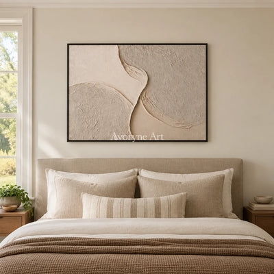 Aster Fern: Pale Layered Texture — bedroom black