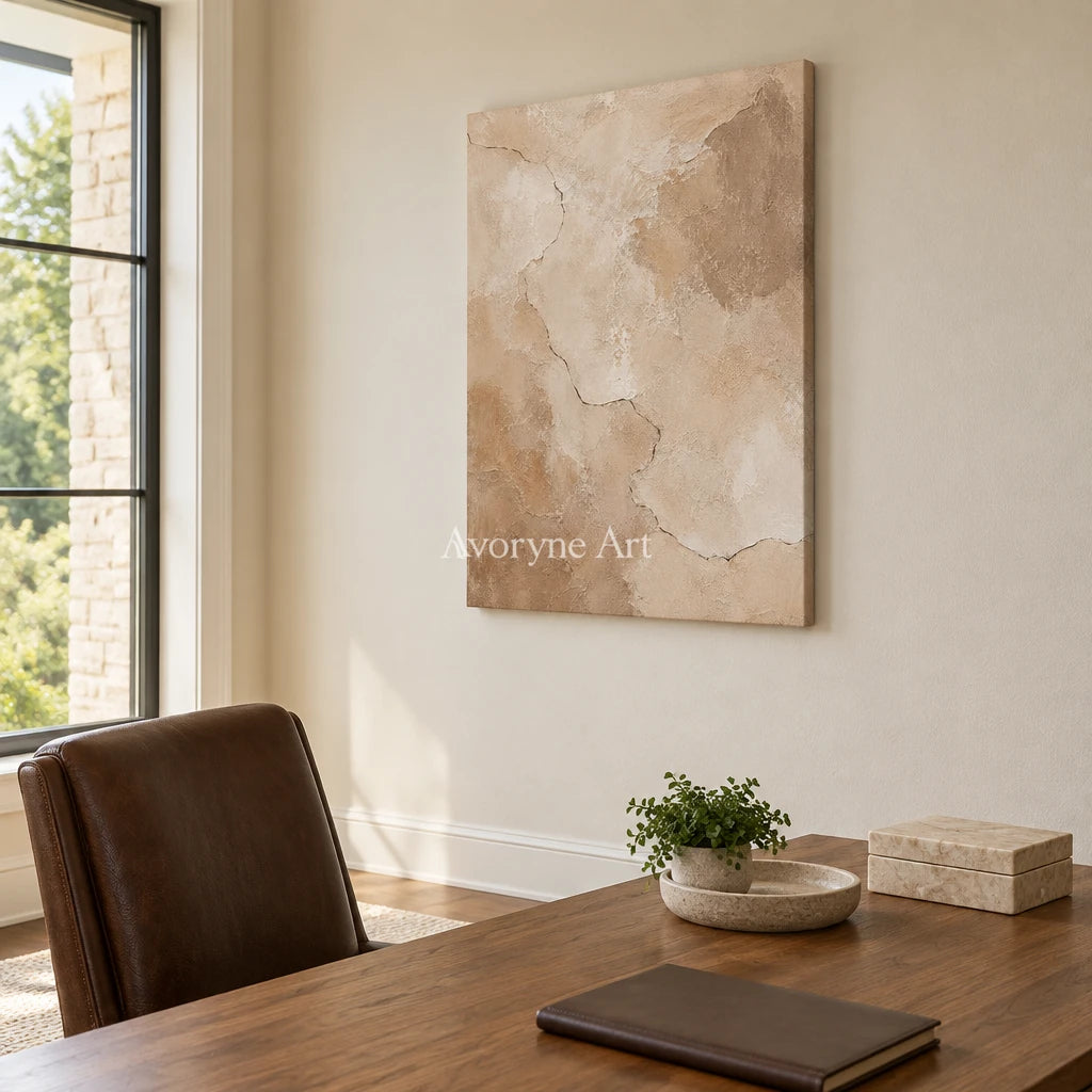 Aster Moor: Pale Layered Texture — office frameless