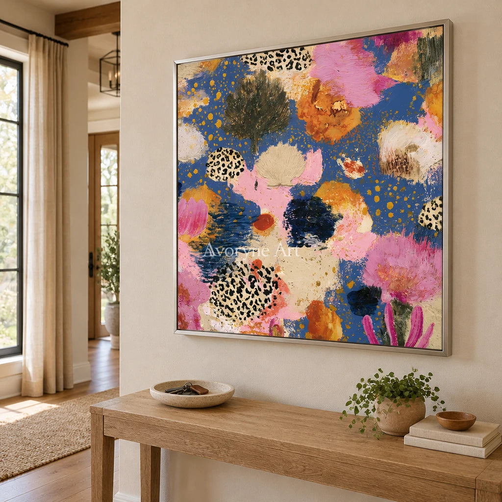 Ivory Tender Interval: Pink Pattern Abstract — entry silver