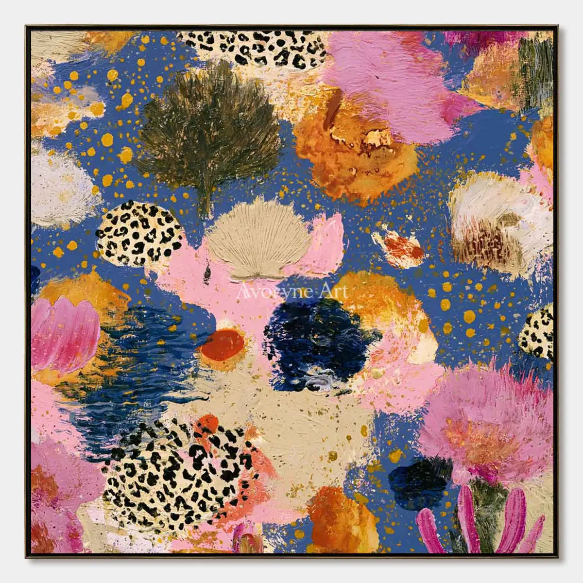 Ivory Tender Interval: Pink Pattern Abstract — primary