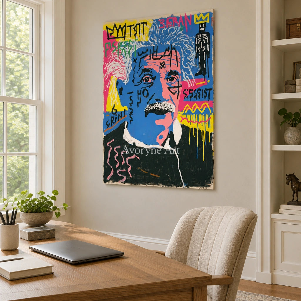 Ivory Open Sonata: Pop Portrait Art — office frameless