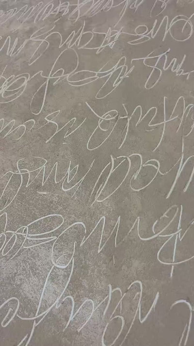 Aster Glimmer: Ivory Script Abstract — artwork video
