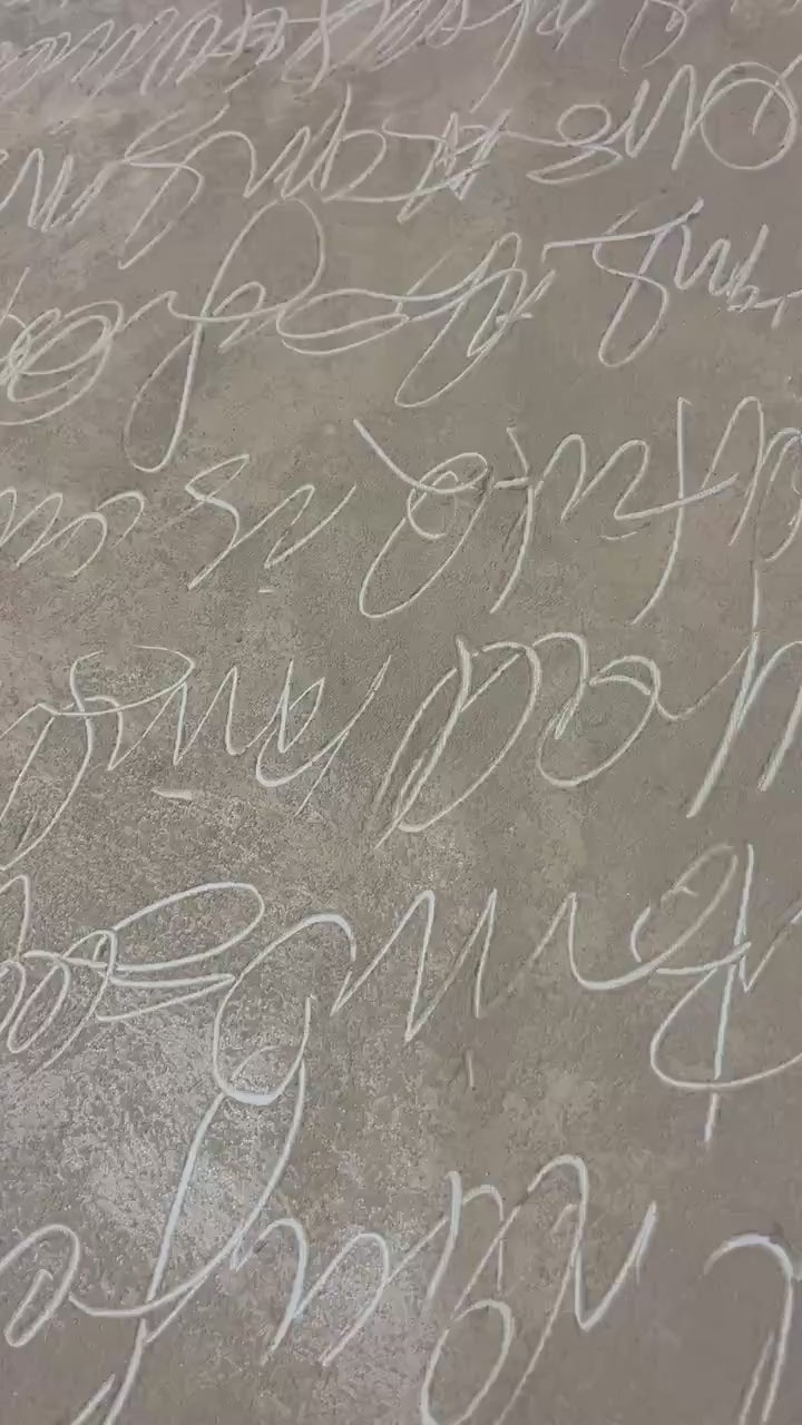 Aster Glimmer: Ivory Script Abstract — artwork video